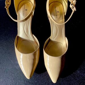 Taupe Ankle Strap Bandolino Heels